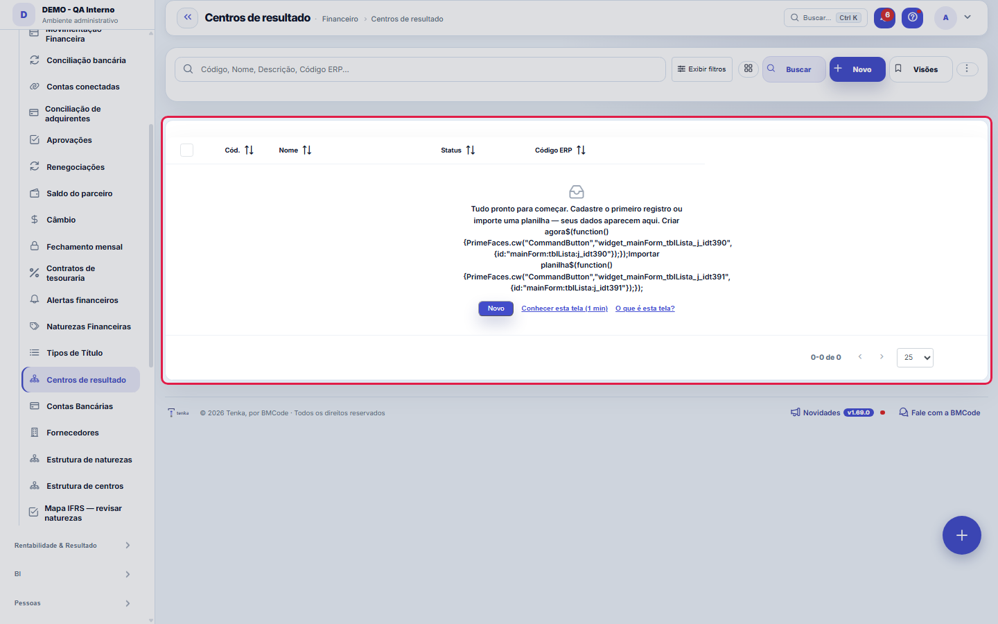 Centros de resultado
