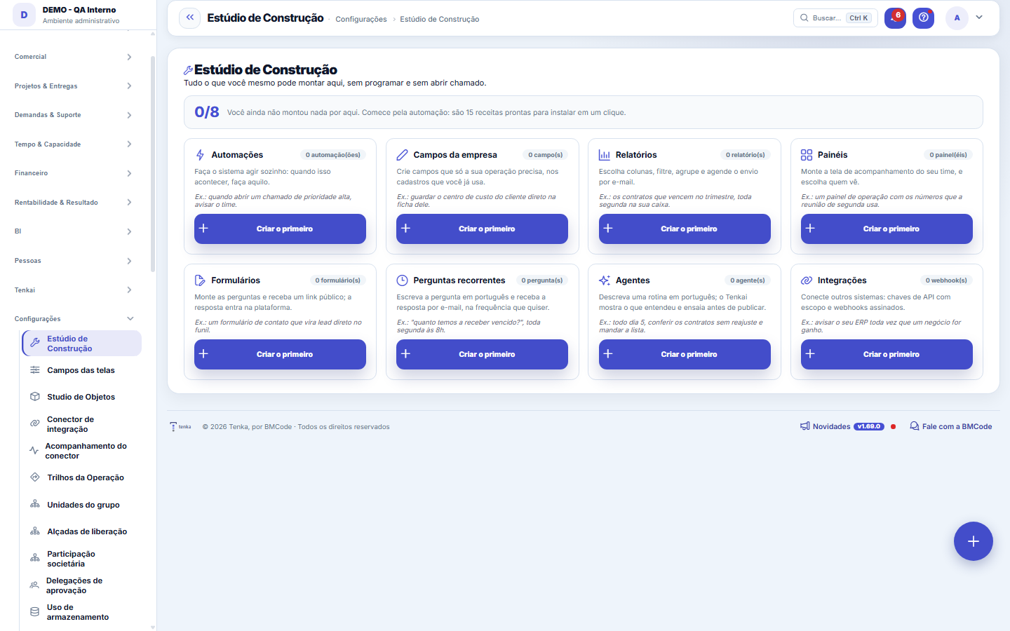 Estúdio de Construção